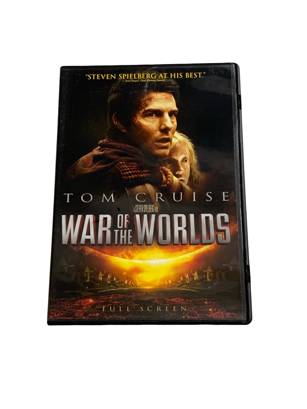 War of the Worlds DVD 2005 Full Screen Sci-Fi Thriller Steven Spielberg